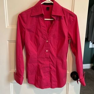 Express pink button down dress shirt